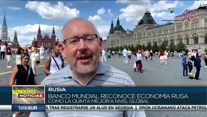 Banco Mundial reconoce economía rusa como la quinta mejor a nivel global
