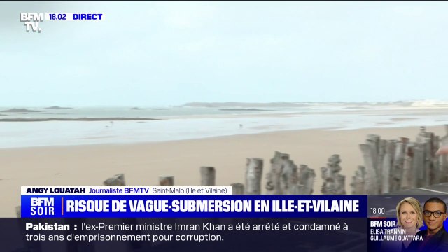 Ille-et-Vilaine: à Saint-Malo, les habitants et les touristes se préparent à la vigilance orange vagues-submersion