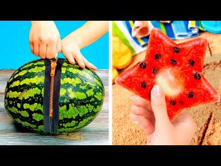 Video herunterladen: Impressive Hacks For Peeling Fruits And Vegetables