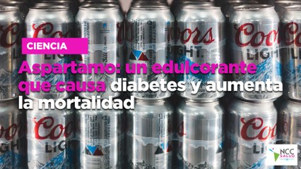As­par­ta­mo: un edul­co­ran­te que cau­sa dia­be­tes y au­men­ta la mor­ta­li­dad