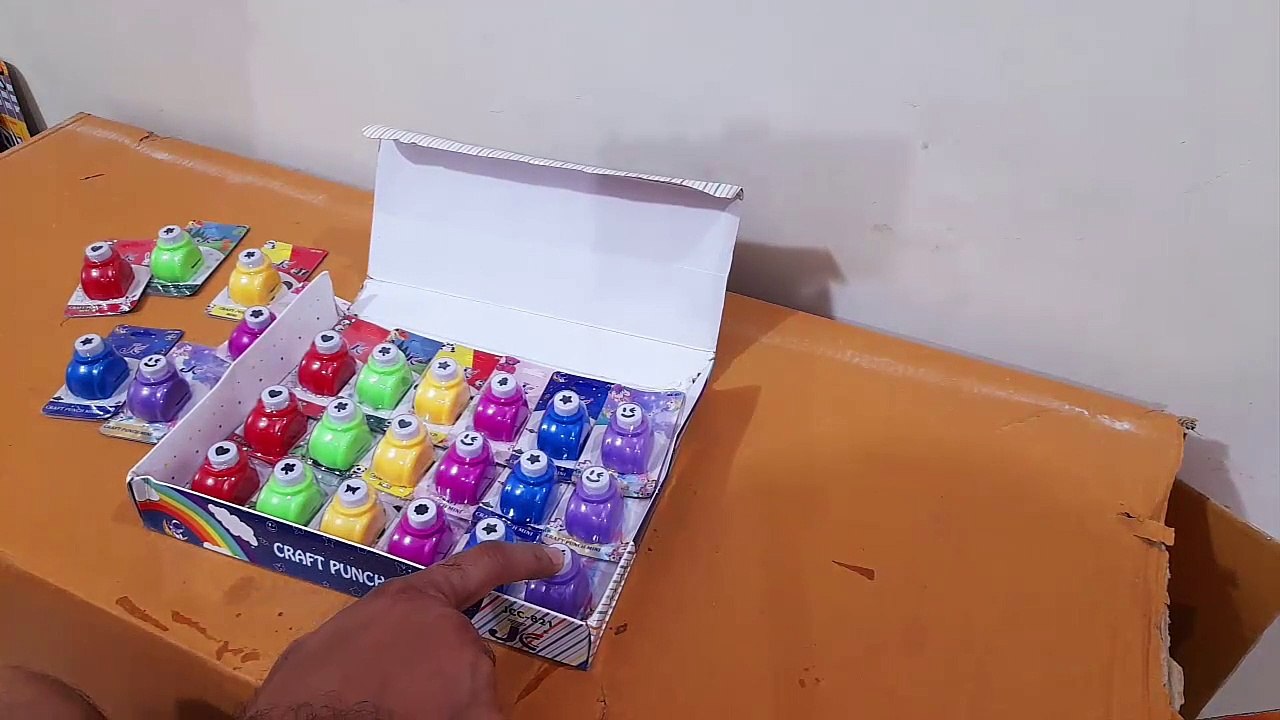 Unboxing and Review of Craft Punch Punching Hole Tool, for DIY Greeting Card, Scrapbook and Art and Craft