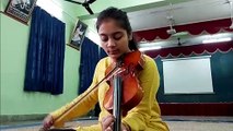Violin Player Recived Scholarship Award to a Student Studying Violin in the Faculty of Performing I Vadodara