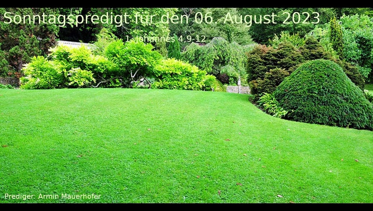 Sonntagspredigt für den 06. August 2023