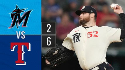Resumen Marlins de Miami vs Rangers de Texas MLB 04-08-2023