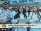 Apure | CPT III José  Antonio Páez rehabilitado y reinaugurado gracias a trabajos de las Bricomiles