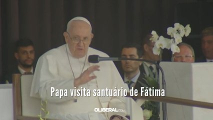 Papa visita santuário de Fátima