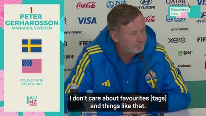 Download Video: Sweden 'don't care' about United States 'favourites' tag ahead of World Cup clash