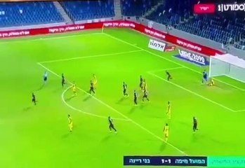 Primer gol de Henry Vaca en el Maccabi Bnei Reineh de Israel