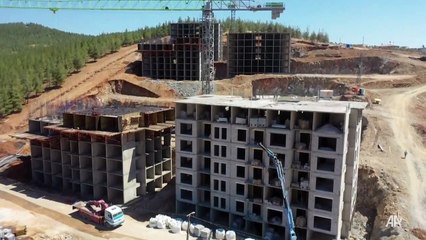 Gaziantep'te 20 bin 500 kalıcı konut ve köy evinin inşaatı sürüyor