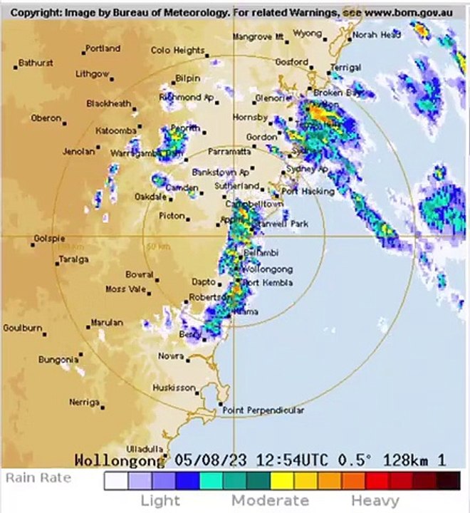 Rainfall Radar August 5