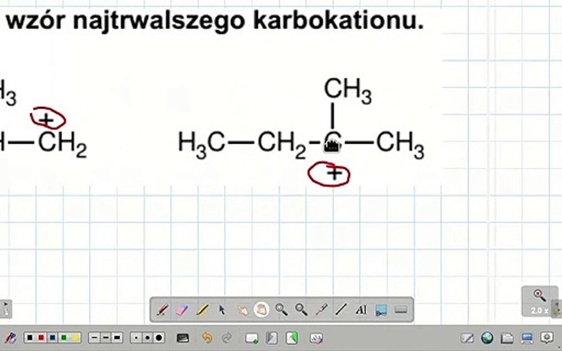 TRWAŁOŚĆ KARBOKATIONÓW - RZĘDOWOŚĆ. #chemia #chemistry