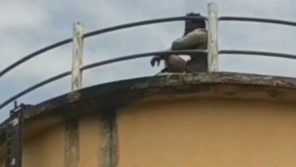 విజయనగరం జిల్లా: ట్యాంక్ పై నుంచి దూకేస్తానన్న యువకుడు... ఎమ్మెల్యే హామీ..!