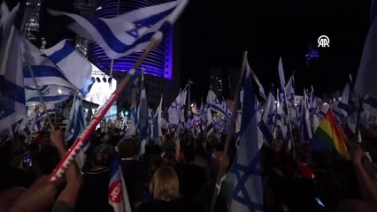 İsrail'de isyan ateşi sönmüyor! Yüz binlerce kişi protestoların 31. haftasında yeniden sokaklara indi