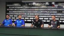 Kocaelispor - Pendikspor hazırlık maçının ardından
