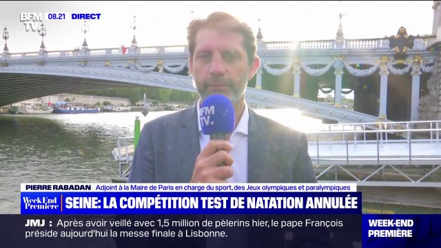 Test de natation annulé à cause de la pollution de la Seine: C'est regrettable et on est tous déçus explique Pierre Rabadan, adjoint au Sport de Paris