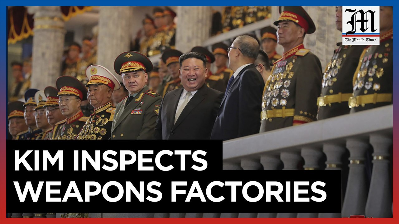 North Korean leader Kim tours weapons factories, vows to boost war readiness amid tensions