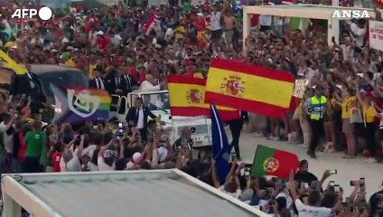 Lisbona, un milione e mezzo di giovani alla veglia con il Papa