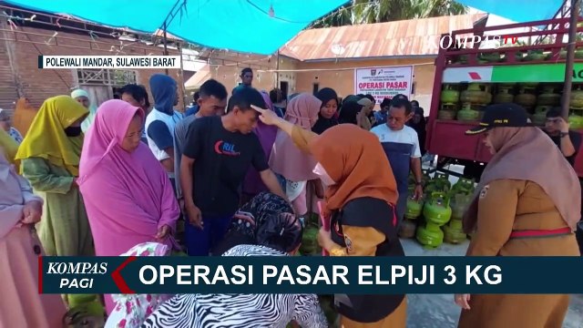 Harga Merangkak Naik dan Langka, Operasi Pasar Elpiji 3 Kg Digelar di Polewali Mandar