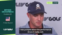 DeChambeau 'pumped' about his round of 61 at Greenbrier