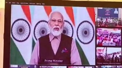 छिंदवाड़ा: PM मोदी ने रेलवे स्टेशन का किया शिलान्यास, कलेक्टर हुए शामिल