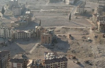 Depremin 6. ayında Hatay'daki son durum havadan görüntülendi