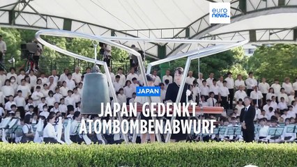Japan gedenkt dem Atombombenabwurf vor 78 Jahren
