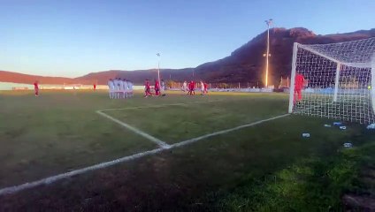 Golazo de Bonilla para el CD Numancia de falta directa