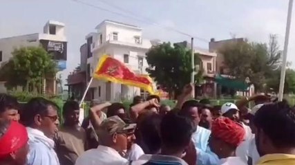 नागौर: इस गांव के लोग निकले पदयात्रा पर, जानिए क्यों? स्वागत करने उमड़ रहे है लोग