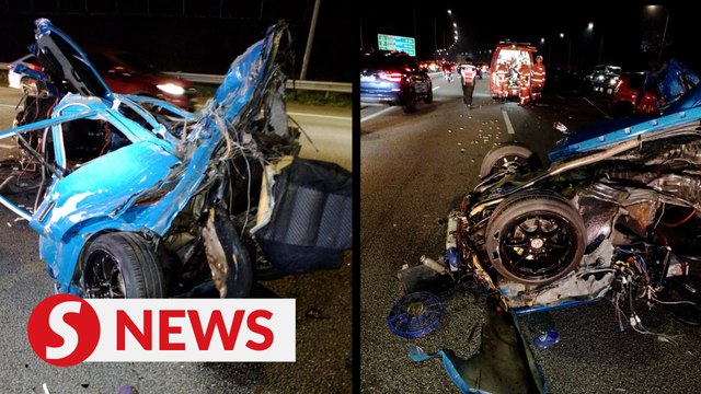 Father and son killed in three-vehicle pileup on NSE