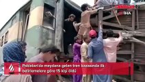 Pakistan'da yolcu treni kazası! Çok sayıda ölü ve yaralı var