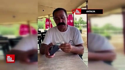 Antalya'da tatilcinin bulduğu 1 milyon liralık çekin olduğu cüzdan sahibine teslim edildi