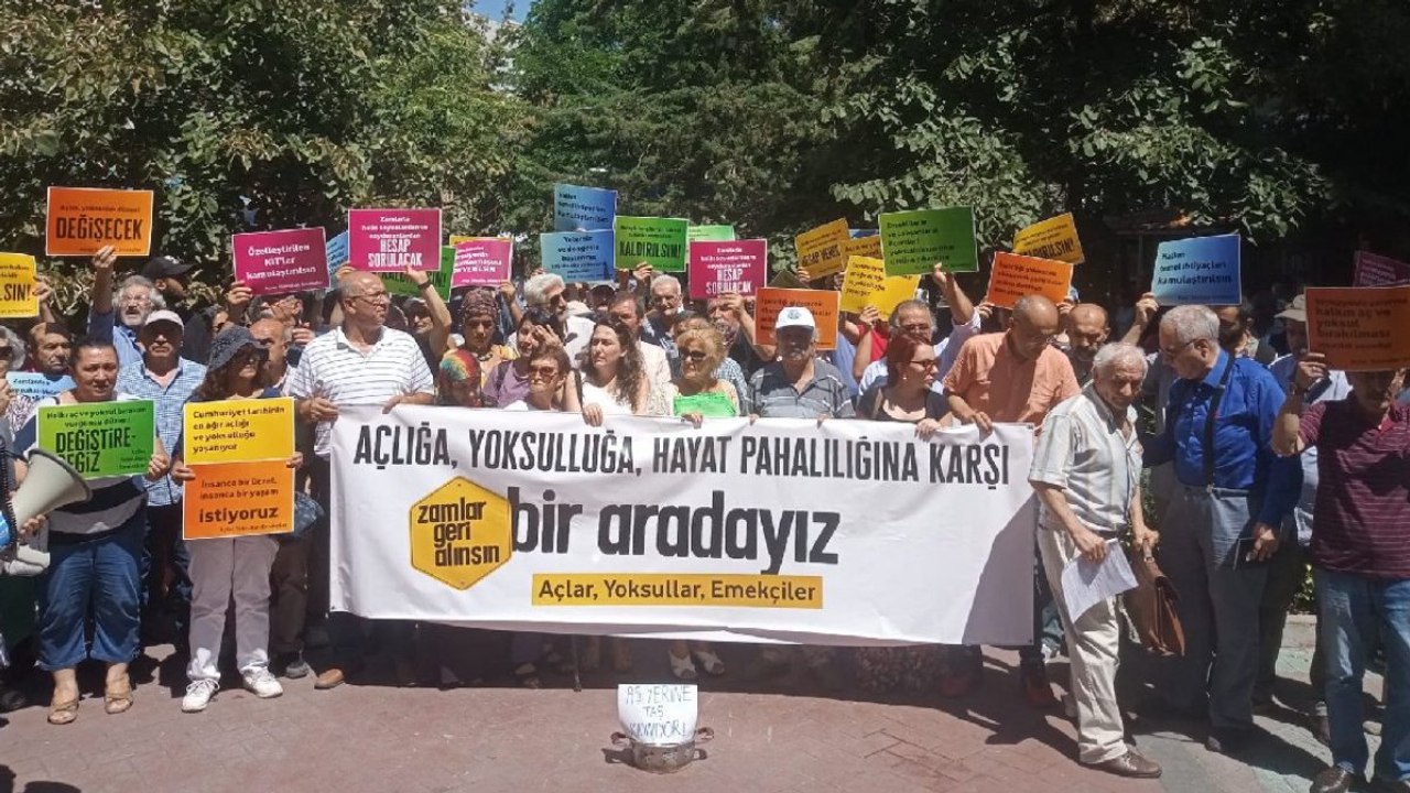 Hayat pahalılığını protesto ettiler