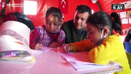Depremin minik yüreklerinin yaraları sarılıyor