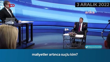 Ali Babacan: Dünyada Gıda Ucuzlarken Türkiye'de Fiyatlar Artıyor