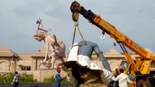 उज्जैन: बारिश में खंडित हुई महाकाल लोक की प्रतिमा अब नए तरीके से लगेगी