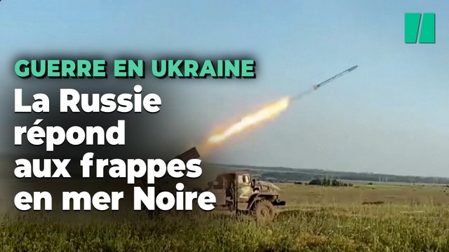 La Russie répond aux frappes en mer Noire par de nouvelles attaques de missiles
