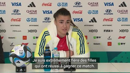 Suède - Musovic : “Extrêmement fière des filles”