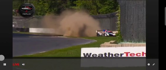 IMSA 2023 Road America Race De Philippi Crashes