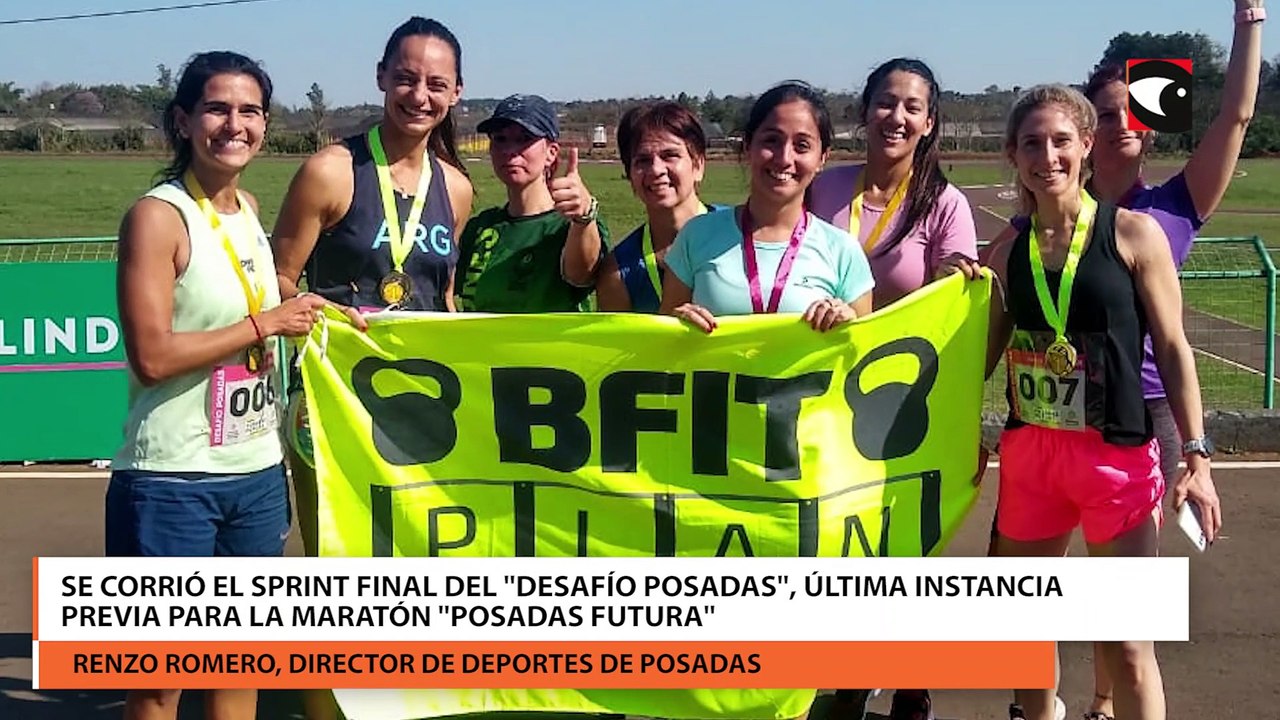Se corrió el sprint final del "Desafío Posadas", última instancia previa para la maratón "Posadas Futura"