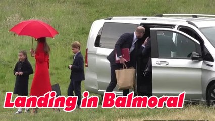 Kate, William and their children come to Balmoral for summer vacation with King Charles