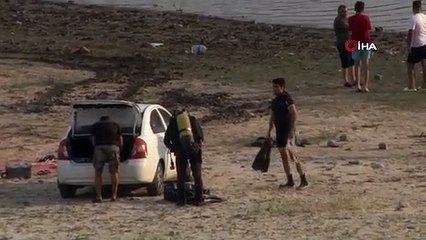 Başkentte serinlemek için baraja giren genci arama kurtarma çalışmaları devam ediyor