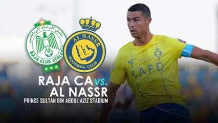 Raja   1 - 3 Al Nassr   Highlights & All Goals (Ronaldo Goal)