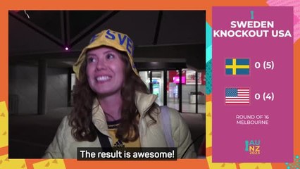 Super Swedes ecstatic with USA knockout