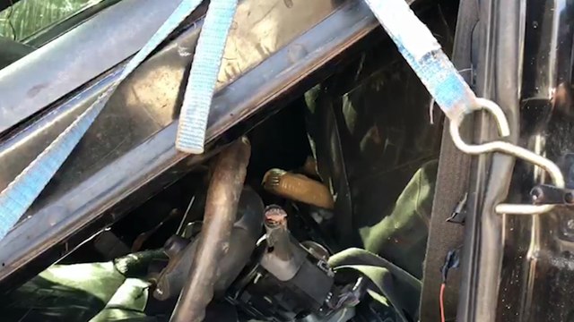 Veículo que capotou na PR-488 carregado com maconha é encaminhado à 15ª SDP