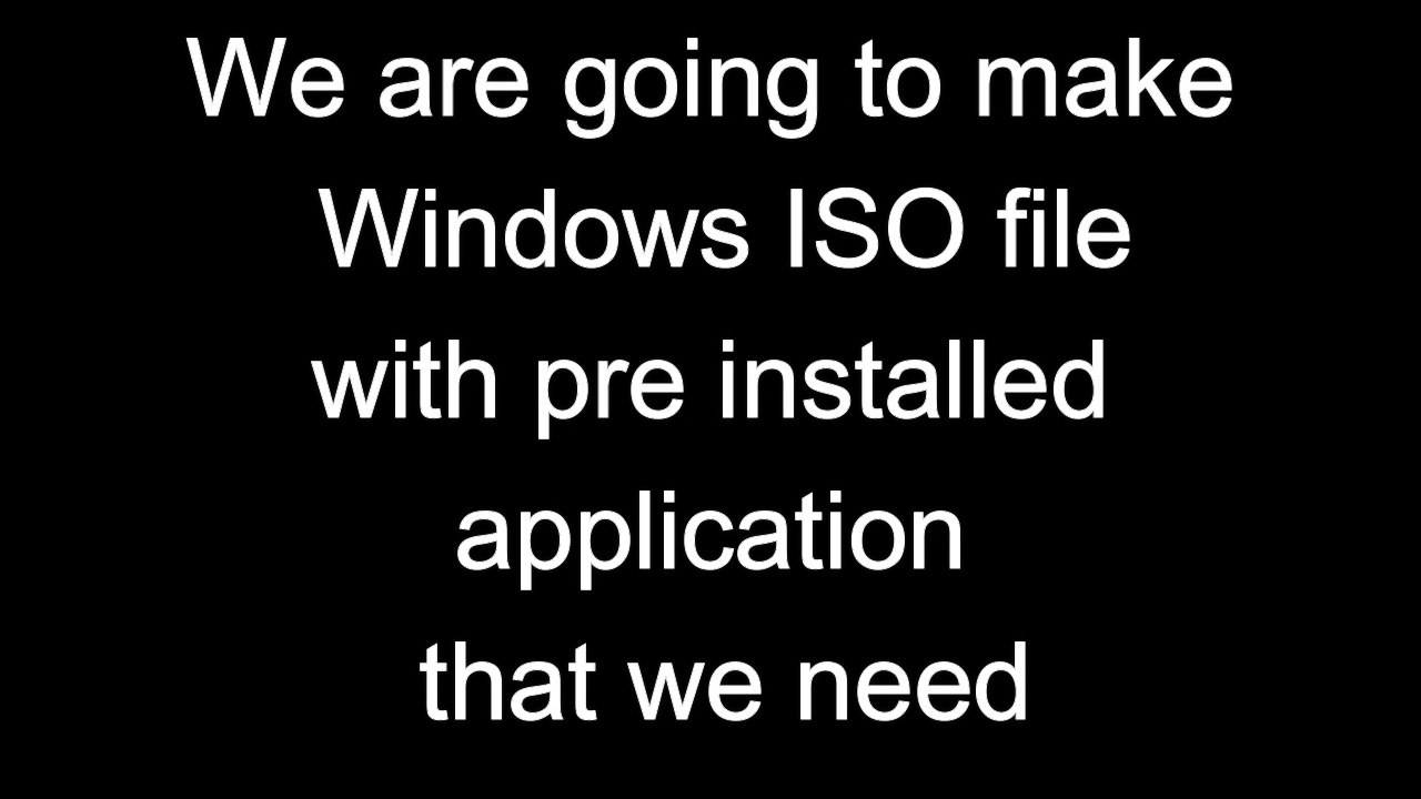 Windows ISO creation with Users Files and Apps
