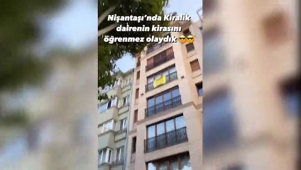 Nişantaşı'nda gezen gençler kiralık dairenin fiyatını öğrenmek için aradı, duyunca dumura uğradılar