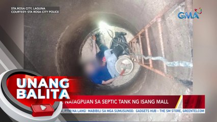 2 bangkay, natagpuan sa septic tank ng isang mall | UB