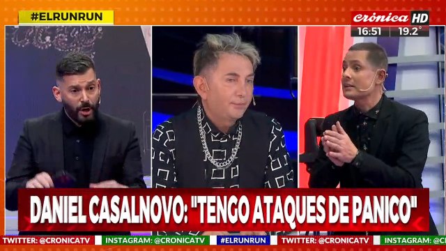 Daniel Casalnovo se descompensó en vivo y casi tuvo un ataque de pánico