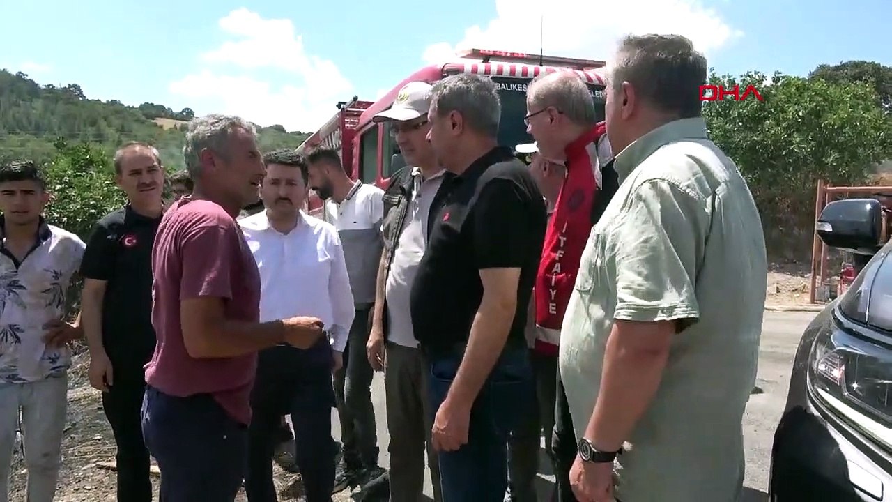 110 hectares de terres ont été endommagés dans l'incendie de Balikesir