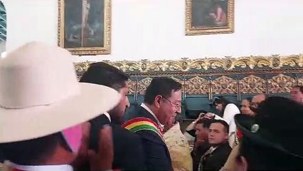 ¿Presidente dónde está Marset?: la incómoda pregunta a Luis Arce en la sesión del 6 de agosto en Sucre